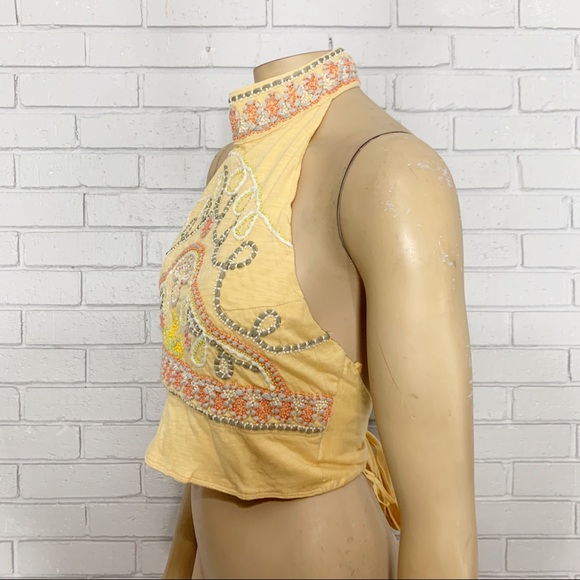 Free People Nectar Combo Goa Embroidered Crop Top - Picture 3 of 14